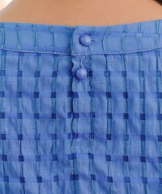 Tiaclasse シアーチェックブラウス