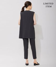 ICB 【WEB限定・洗える】BackSatinGeorgette ドロストパンツ