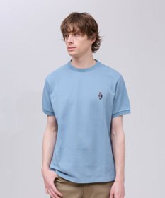 J.PRESS MEN 新デザイン【BULLDOG BOY】カノコレジメン クルーネック Tシャツ