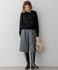 23区 L 【滝沢眞規子さん着用】ビジュー クルーネック ニット