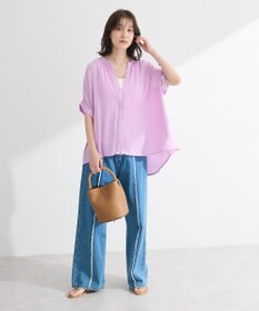 Green Parks Ｉ　レーヨンクレープブラウス