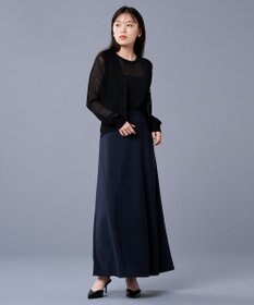 uncrave マット サテン フレアスカート（uncrave STANDARD）