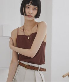 WEGO 【ANGIE VINTAGE/SMLサイズ展開】ストラップカップ付きベアキャミソール