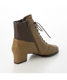 MODE ET JACOMO <D'ICI>チャンキーヒールレースアップショートブーツ