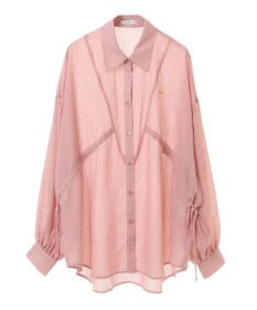 earth music&ecology ウエストドロストシアーシャツ