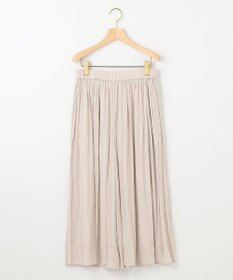 組曲 L 【春夏のNEWカラー登場】ギャザーライトデシン パンツ