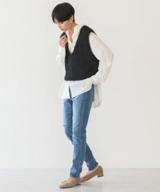 AMERICAN HOLIC スキニーフィットダメージデニム