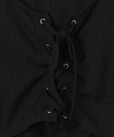 WEGO レイヤードレースアップ長袖トップス