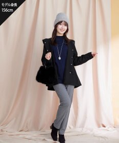 Tiaclasse 【洗える】ストレッチスリムパンツ