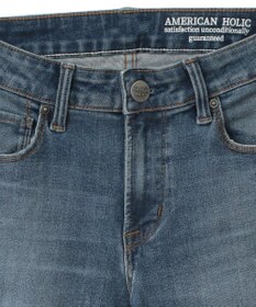 AMERICAN HOLIC スキニーフィットダメージデニム