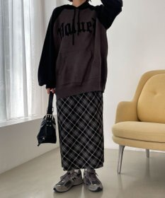 WEGO グラフィックニットパーカー