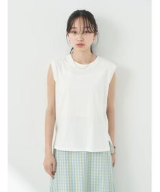 earth music&ecology ノースリーブカットソー（汗じみ防止）