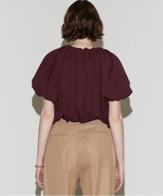 NAVE 【Nave 　洗える・接触冷感】クロップドジャージーブラウス