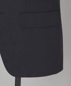 GOTAIRIKU オールシーズン対応【御幸毛織】WOOL×SOLOTEX ストレッチスーツ（ブラックストライプ）