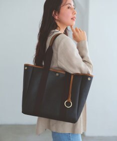 TOPKAPI 【Breath TOPKAPI】SCOTCH GRAIN スコッチグレイン ロングハンドル 2way トートバッグ チャーム付き　A4