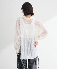 Green Parks シアーワッシャーロングスリーブシャツ