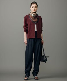 自由区 【SHIHOさん着用】デニムライクツイルカーブテーパード パンツ