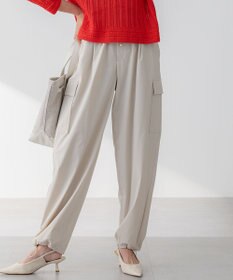 23区 S 【撥水加工/洗える】ナイロン2WAYストレッチ パラシュート パンツ