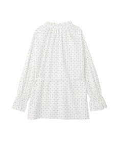 earth music&ecology 【イージーケア】TRキュプラダブルボタンフリルシャツ