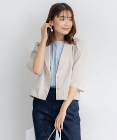 組曲 L 【洗える】ライトタイプライター ジャケット