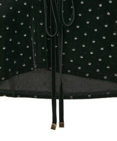 YECCA VECCA グリッタードットベロアオーバーキャミ