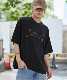WEGO 【ユニセックス着用ITEM//MLサイズ展開】接触冷感グラフィックBIG　T（SS）