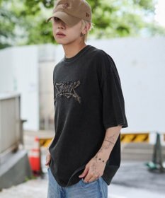 WEGO 【ユニセックス着用ITEM//MLサイズ展開】接触冷感グラフィックBIG　T（SS）