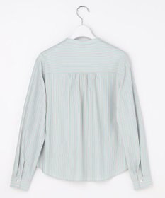 J.PRESS LADIES ストライプジャージー フリル カットソー