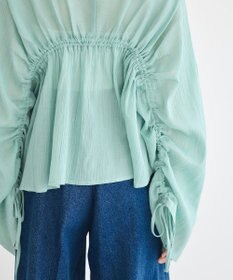 earth music&ecology ワッシャードロスト羽織りシャツ