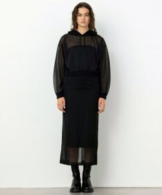 NAVE 【Nave・洗える】シアーニット スカート