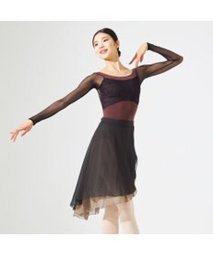 Chacott ◎【AKANE TAKADA】ロングスリーブレオタード