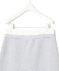 ICB 【洗える】コットンポリエステルスムース ニットスカート