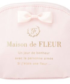 Maison de FLEUR 《セット商品》ダブルリボンギャザートート・ポーチ