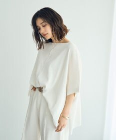 YECCA VECCA ペーパーヤーンルーズニット