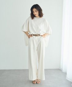 YECCA VECCA ペーパーヤーンルーズニット