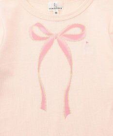 組曲 KIDS 【80-100cm】リボンアート Tシャツ