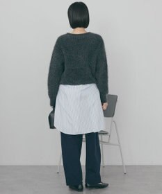 AMERICAN HOLIC 【WEB限定】フェザーゆるニットプルオーバー