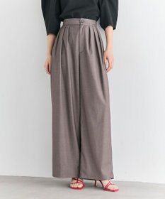 #Newans 【洗濯機可/しわになりにくい】ベリーワイドパンツ