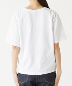 caqu caqu x GoodOn roundneck S/Stee  シンプルゆったりフィットの半袖Tシャツ