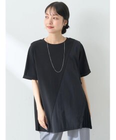 earth music&ecology プリーツドッキングチュニック