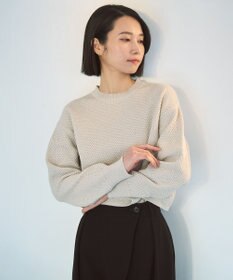 UNFILO 【WEB限定】ラメリンクス クロップドニット