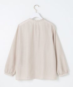 ANY SIS L 【洗える】フリルスタンドピンタック ブラウス