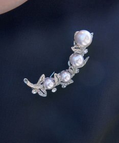 Tiaclasse リーフパール ブローチ