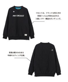 PW CIRCULUS 【3層レイヤー構造ボンディング×中綿キルティング】【MEN】中綿プルオーバー ゴルフ