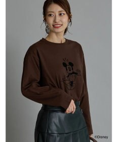 Te chichi 【Disney】ミッキー/フロッキープリントロンT