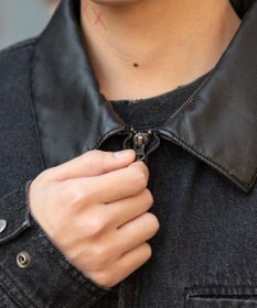 WEGO 【ユニセックス着用ITEM/MLサイズ展開】ワーカーズZIPデニムジャケット