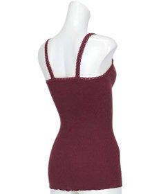 AMPHI あったかインナー 薄手 リブ素材 キャミソール UWF160 アンフィ／ワコール