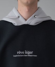 WEGO 【ユニセックス着用ITEM/MLサイズ展開】ワンポイントバイカラープルパーカー