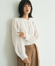 YECCA VECCA タックデザインブラウス