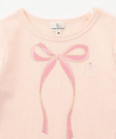 組曲 KIDS 【80-100cm】リボンアート Tシャツ